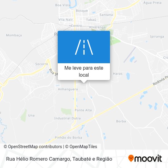 Rua Hélio Romero Camargo mapa