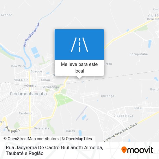 Rua Jacyrema De Castro Giulianetti Almeida mapa