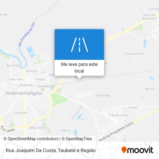 Rua Joaquim Da Costa mapa