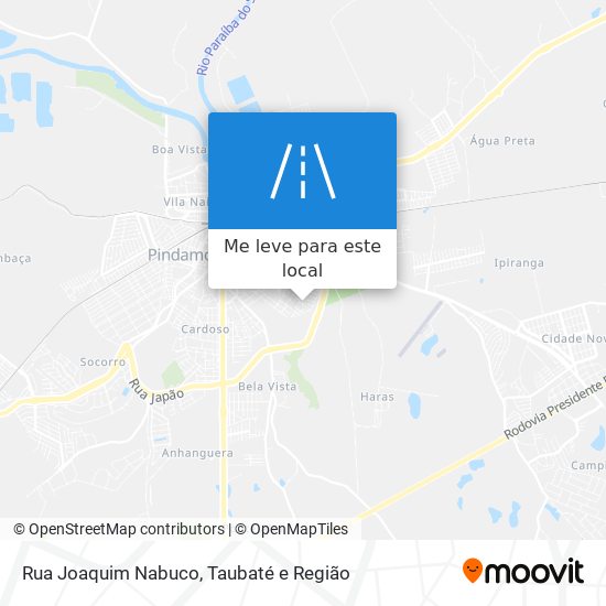 Rua Joaquim Nabuco mapa