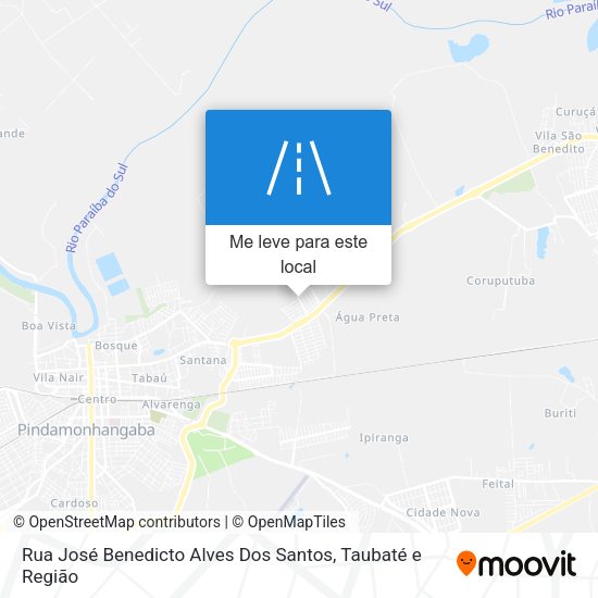 Rua José Benedicto Alves Dos Santos mapa