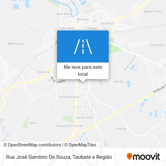 Rua José Gambini De Souza mapa