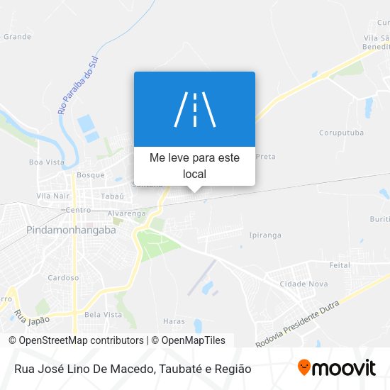 Rua José Lino De Macedo mapa
