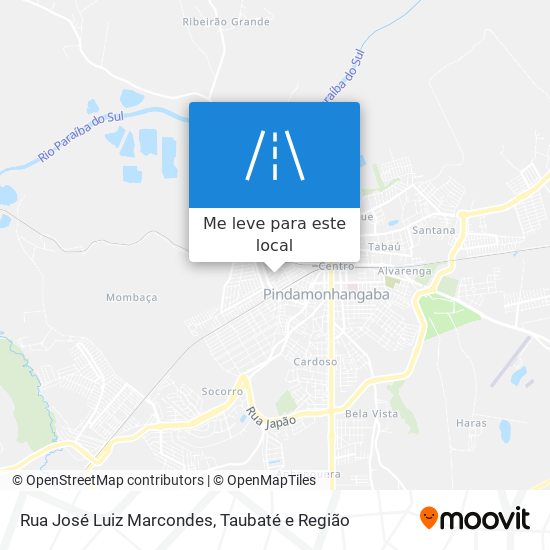 Rua José Luiz Marcondes mapa