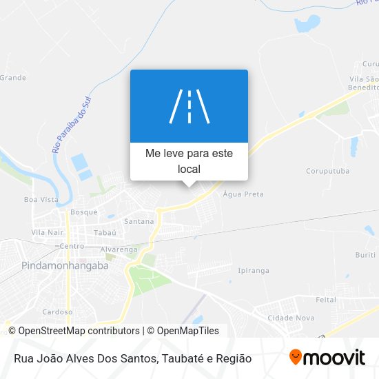 Rua João Alves Dos Santos mapa