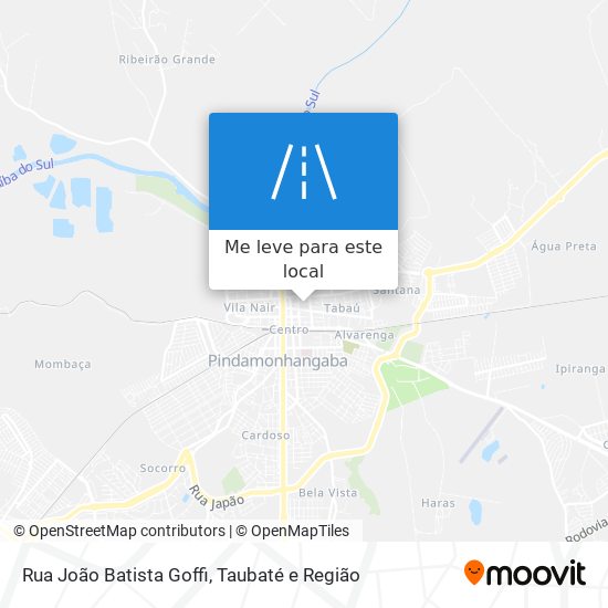 Rua João Batista Goffi mapa