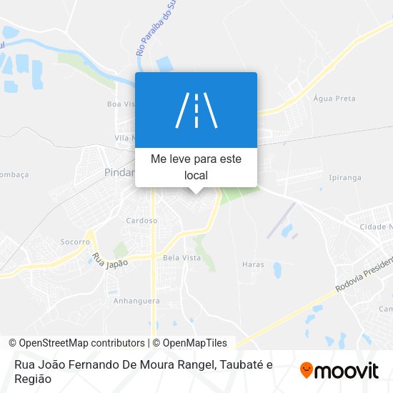 Rua João Fernando De Moura Rangel mapa