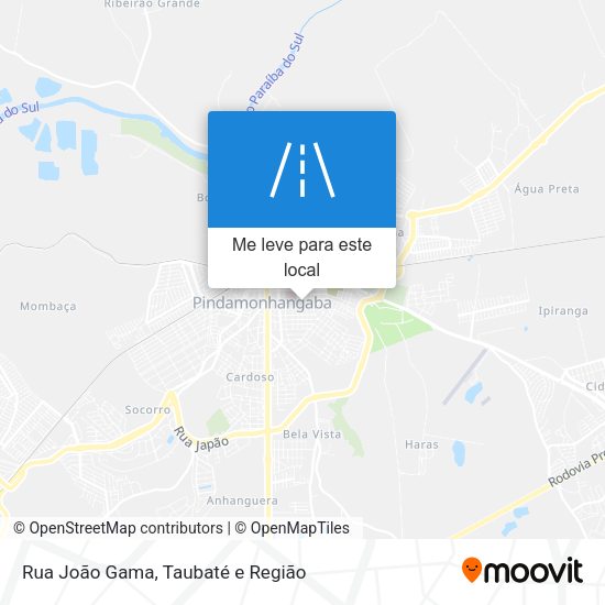 Rua João Gama mapa