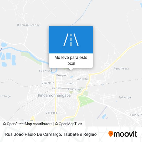 Rua João Paulo De Camargo mapa