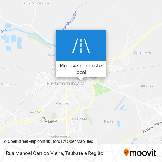 Rua Manoel Carriço Vieira mapa