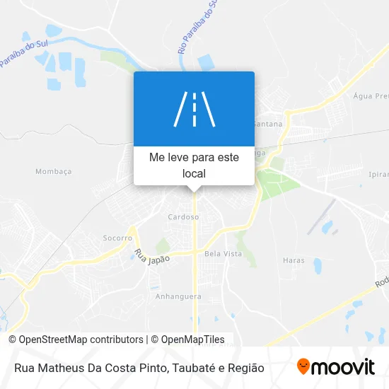 Rua Matheus Da Costa Pinto mapa