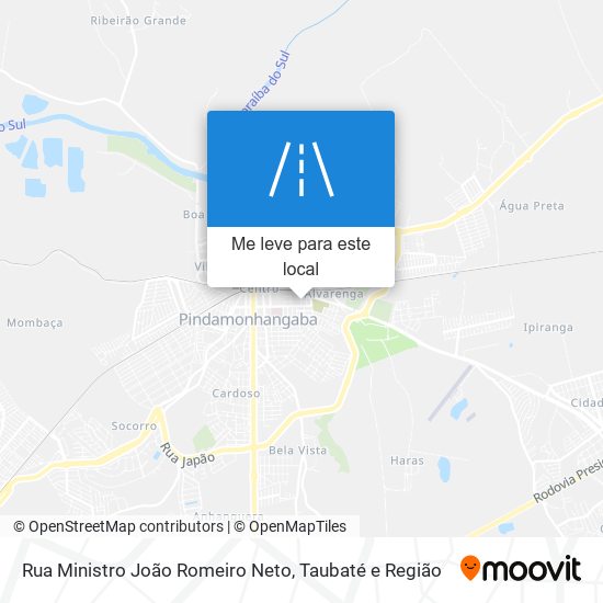 Rua Ministro João Romeiro Neto mapa