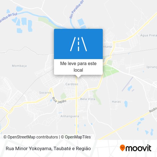 Rua Minor Yokoyama mapa