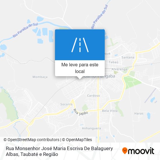 Rua Monsenhor José Maria Escriva De Balaguery Albas mapa