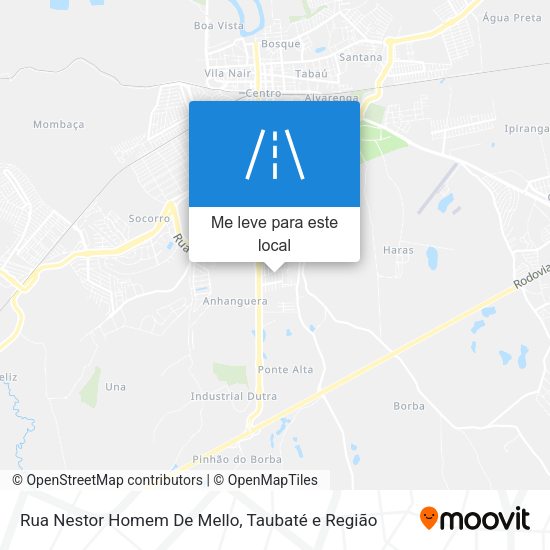 Rua Nestor Homem De Mello mapa