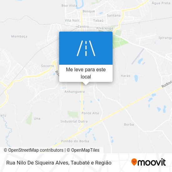 Rua Nilo De Siqueira Alves mapa