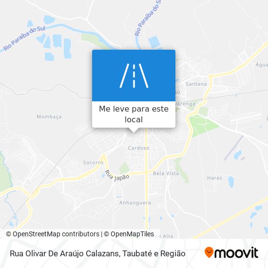 Rua Olivar De Araújo Calazans mapa