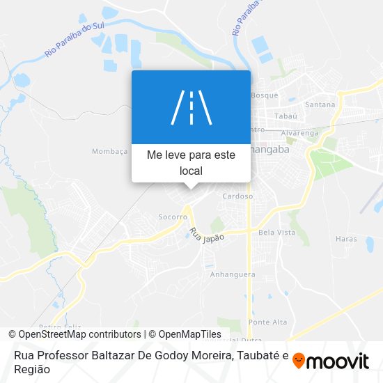 Rua Professor Baltazar De Godoy Moreira mapa