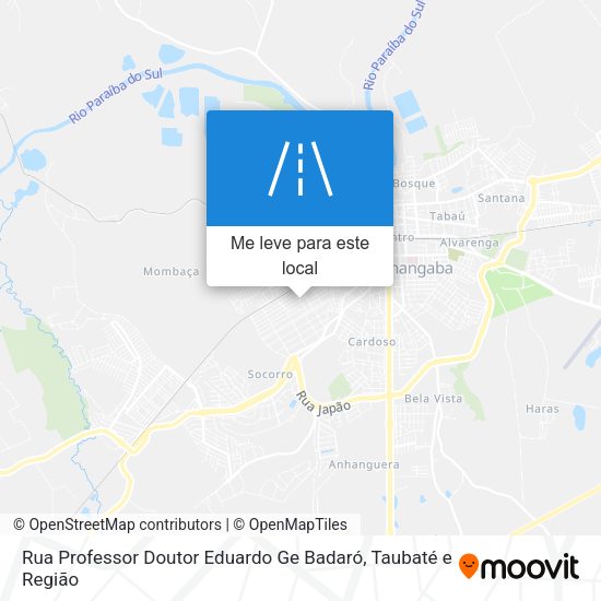 Rua Professor Doutor Eduardo Ge Badaró mapa