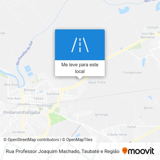 Rua Professor Joaquim Machado mapa