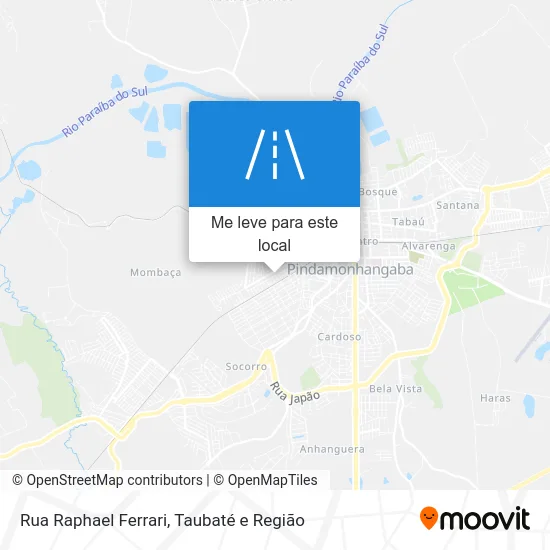 Rua Raphael Ferrari mapa