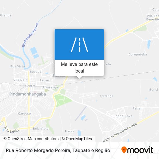 Rua Roberto Morgado Pereira mapa