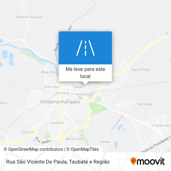 Rua São Vicente De Paula mapa
