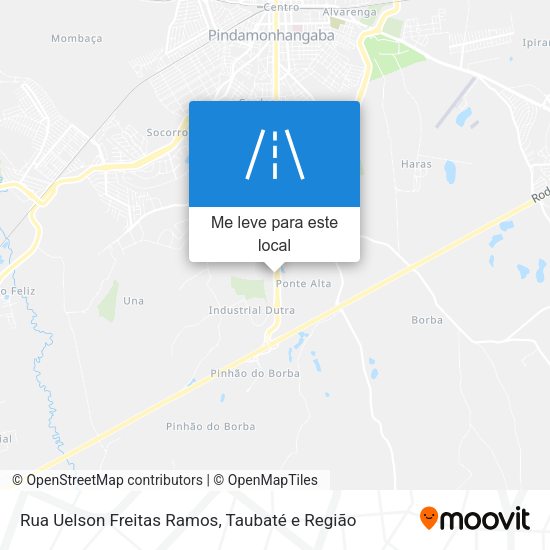 Rua Uelson Freitas Ramos mapa