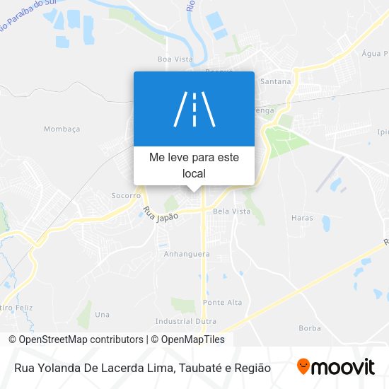 Rua Yolanda De Lacerda Lima mapa