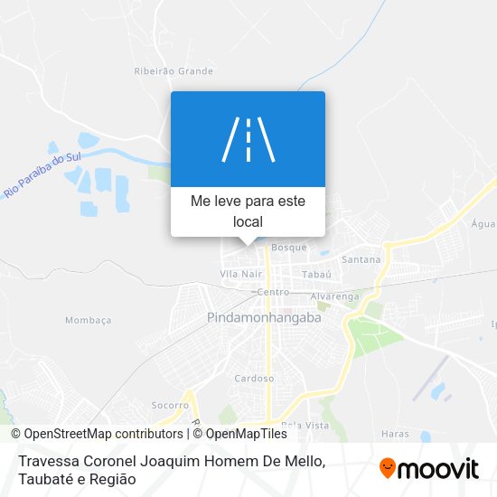 Travessa Coronel Joaquim Homem De Mello mapa