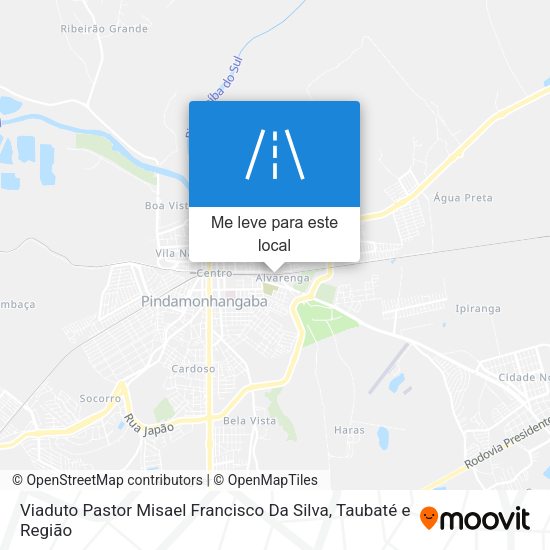 Viaduto Pastor Misael Francisco Da Silva mapa