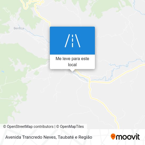 Avenida Trancredo Neves mapa
