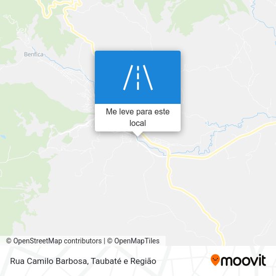Rua Camilo Barbosa mapa