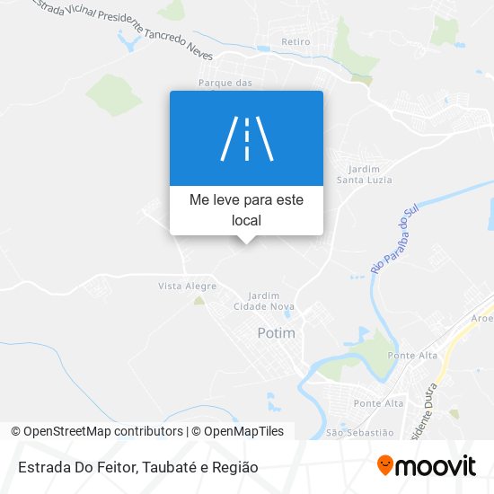 Estrada Do Feitor mapa