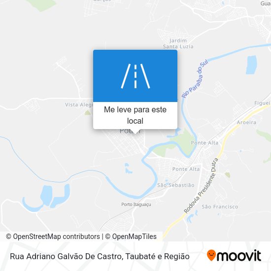 Rua Adriano Galvão De Castro mapa