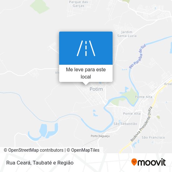 Rua Ceará mapa