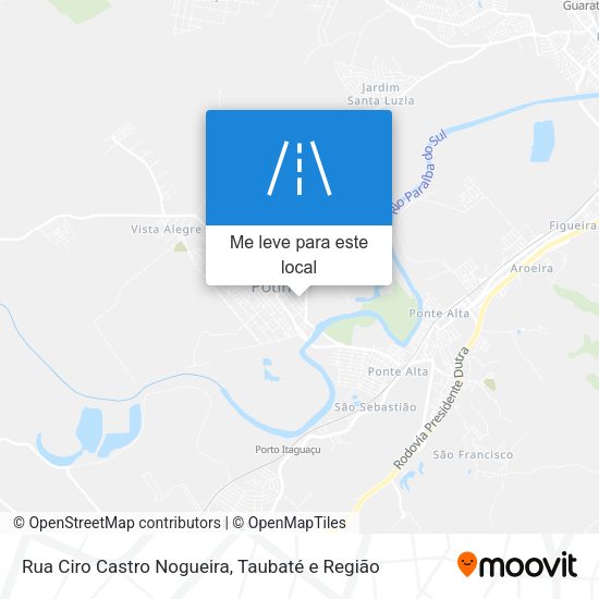 Rua Ciro Castro Nogueira mapa