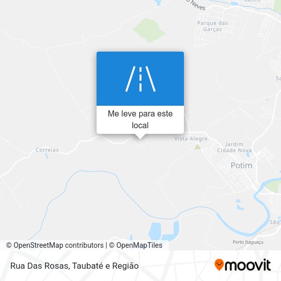 Rua Das Rosas mapa