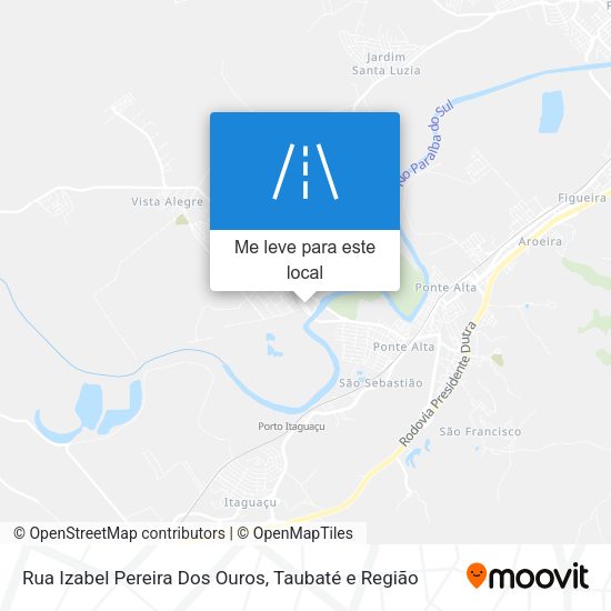 Rua Izabel Pereira Dos Ouros mapa