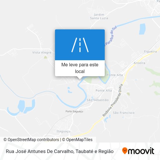 Rua José Antunes De Carvalho mapa