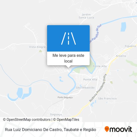 Rua Luiz Domiciano De Castro mapa