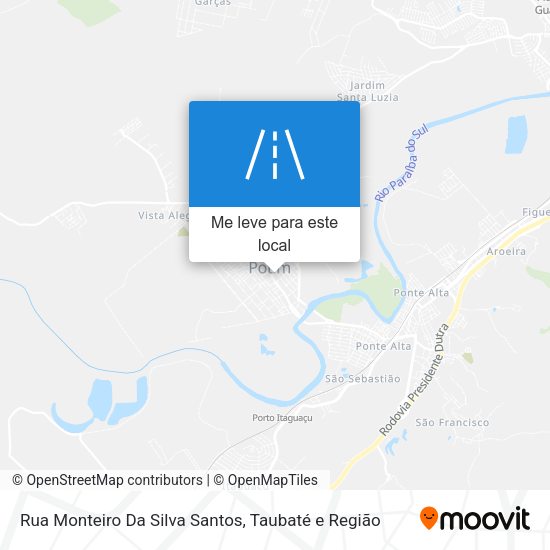 Rua Monteiro Da Silva Santos mapa