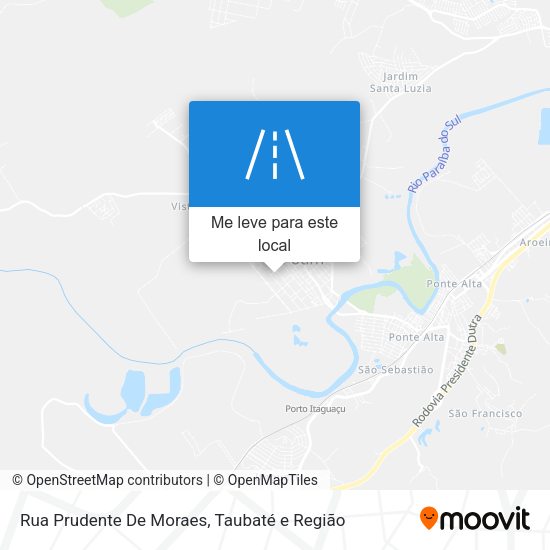 Rua Prudente De Moraes mapa