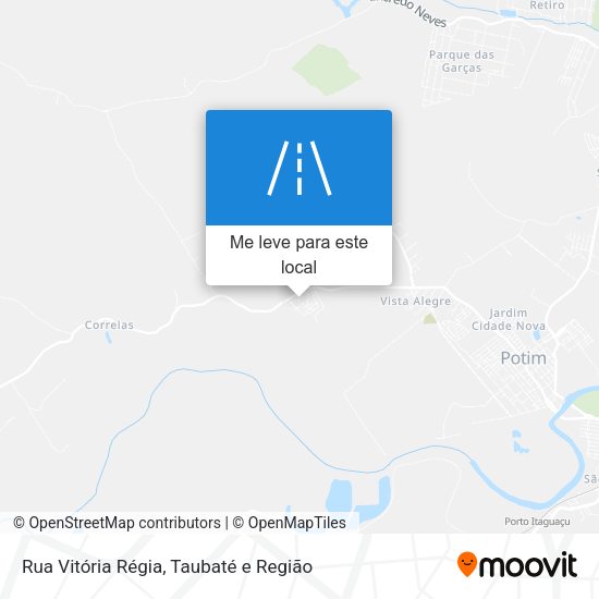 Rua Vitória Régia mapa