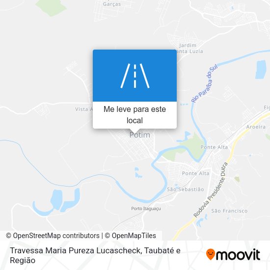 Travessa Maria Pureza Lucascheck mapa
