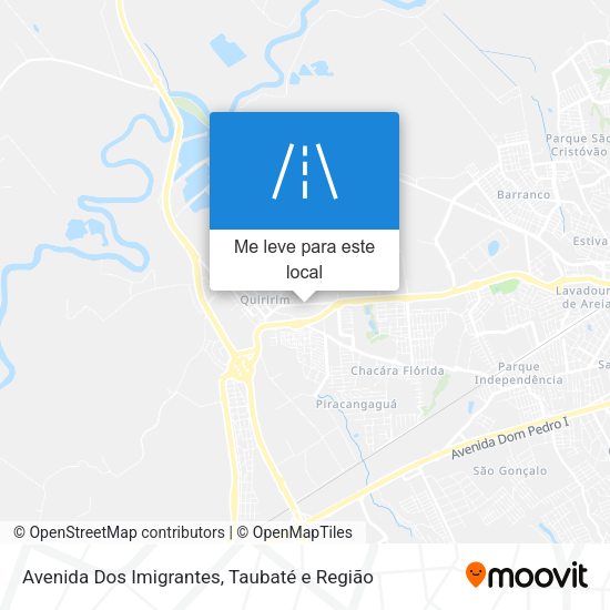 Avenida Dos Imigrantes mapa