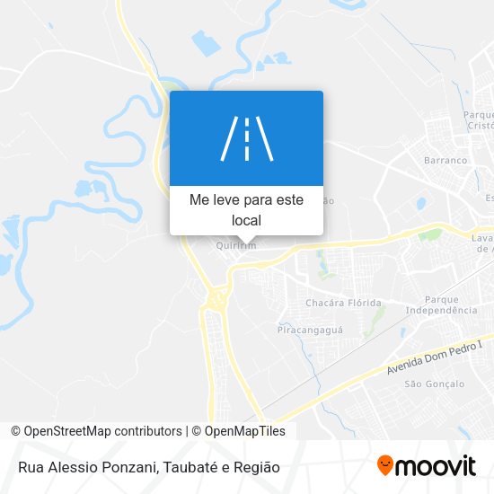 Rua Alessio Ponzani mapa