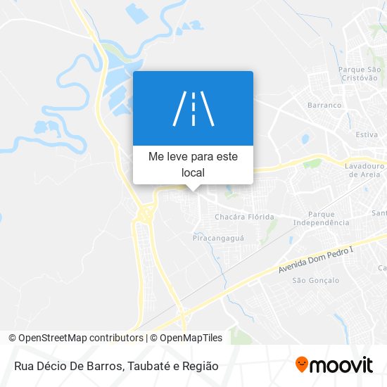 Rua Décio De Barros mapa