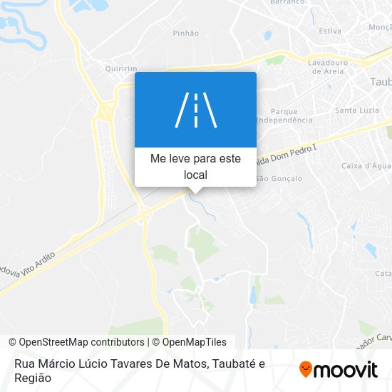 Rua Márcio Lúcio Tavares De Matos mapa