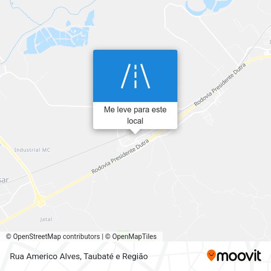 Rua Americo Alves mapa
